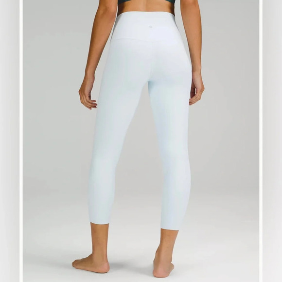 NWT $98 Lululemon Align™ High-Rise Pant 25" in Powder Blue Leggings - Picture 5 of 11